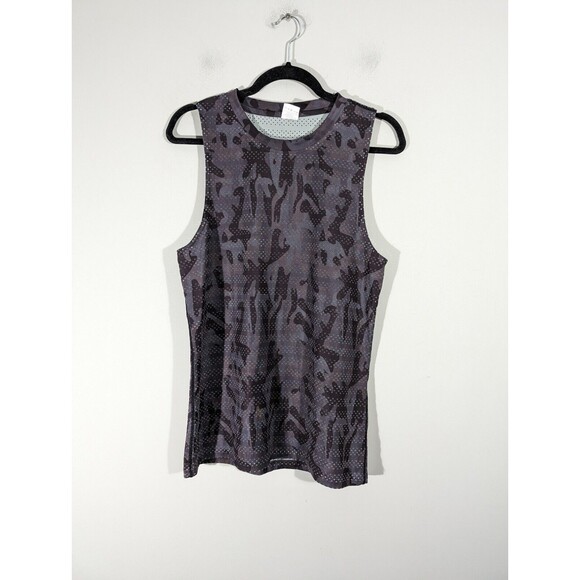 Zyia Active Grey Camo Chill Athletic Mesh Tank Top Women Size M - Picture 1 of 5